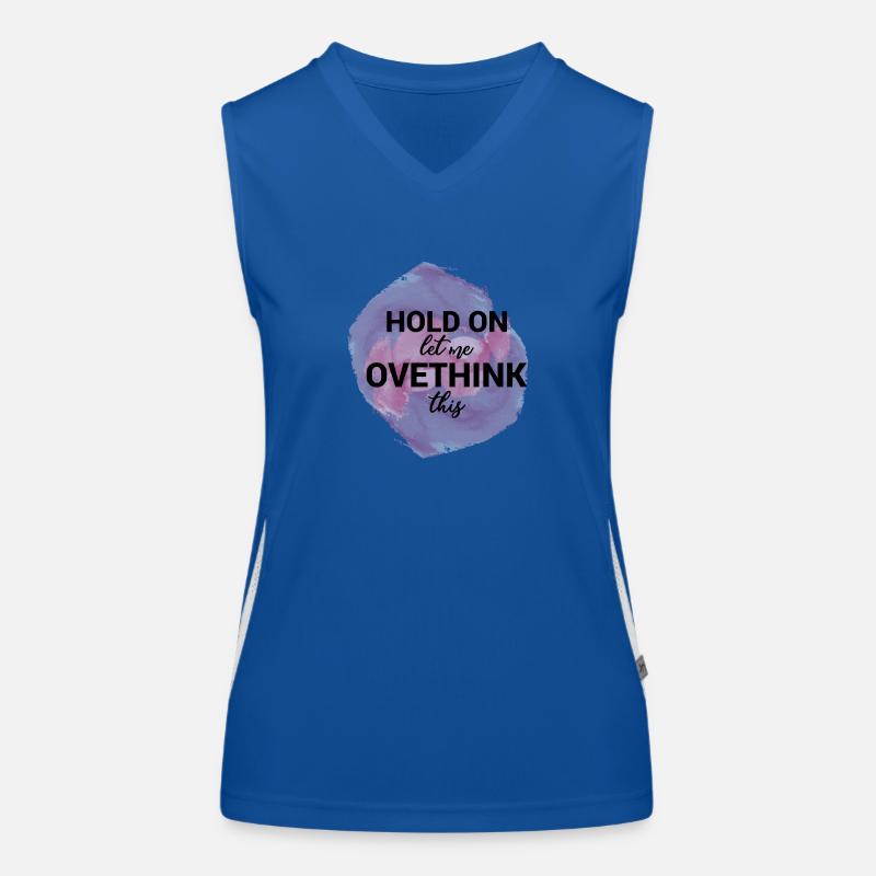 Funny Quotes Sublimation Women's Functional Contrast Tank Top