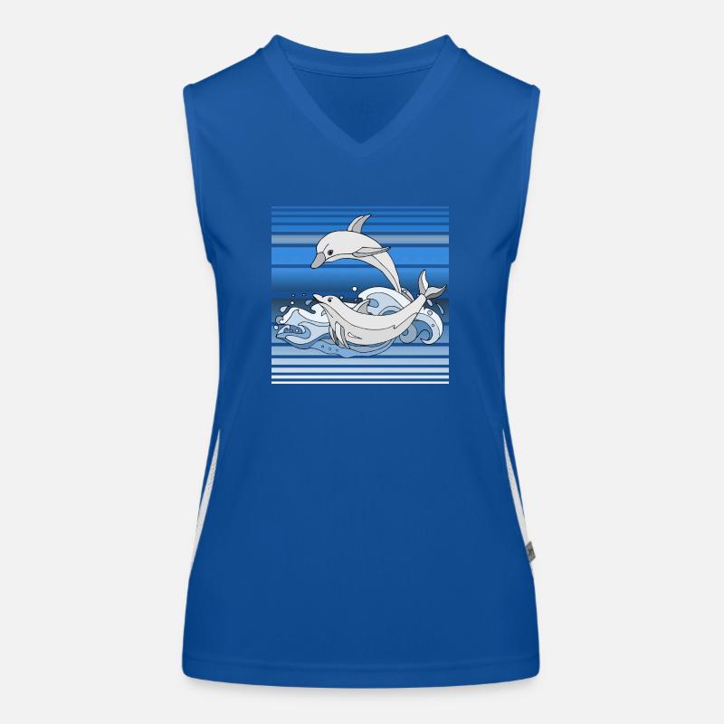 Delphine Funktionelles Kontrast-Tank Top für Frauen