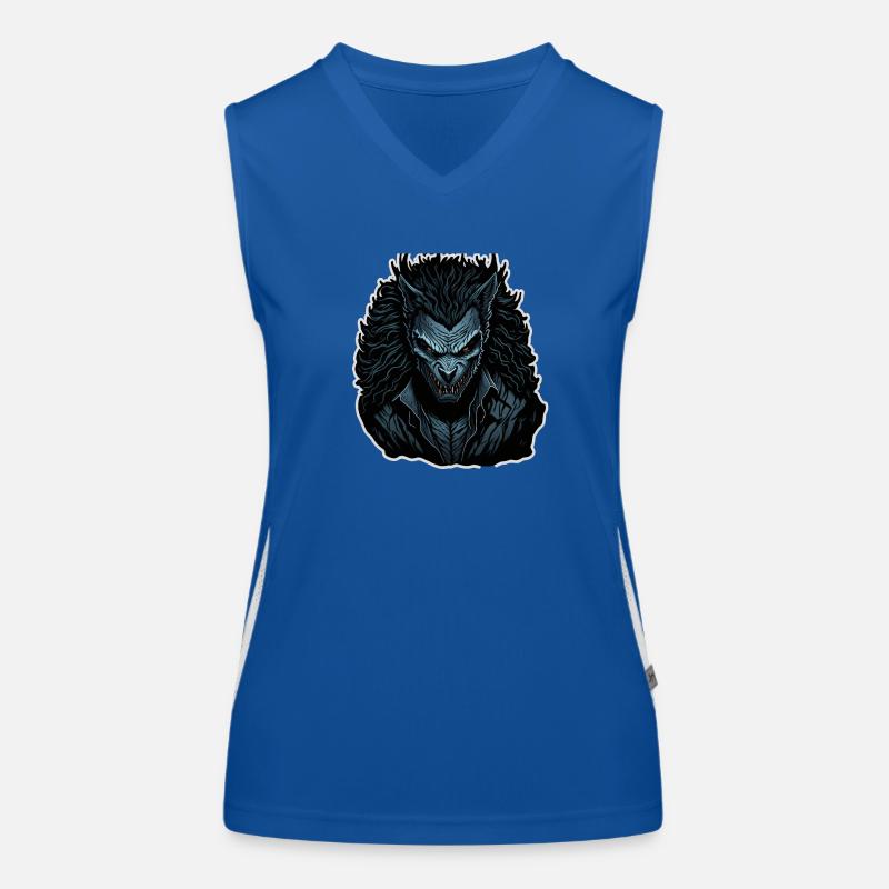 Werwolf Funktionelles Kontrast-Tank Top für Frauen