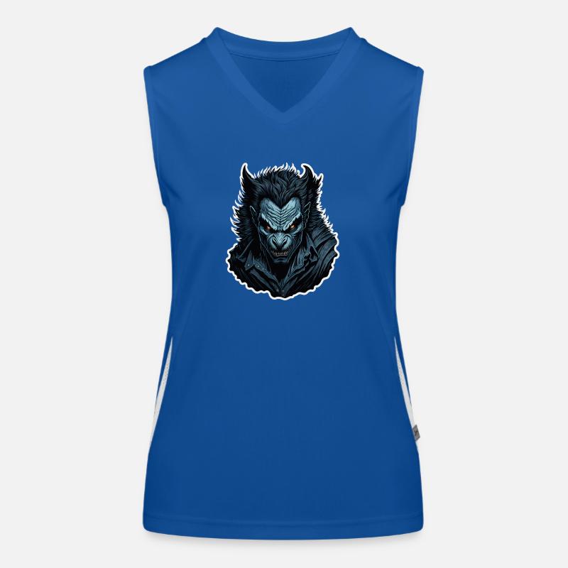 Werwolf Funktionelles Kontrast-Tank Top für Frauen