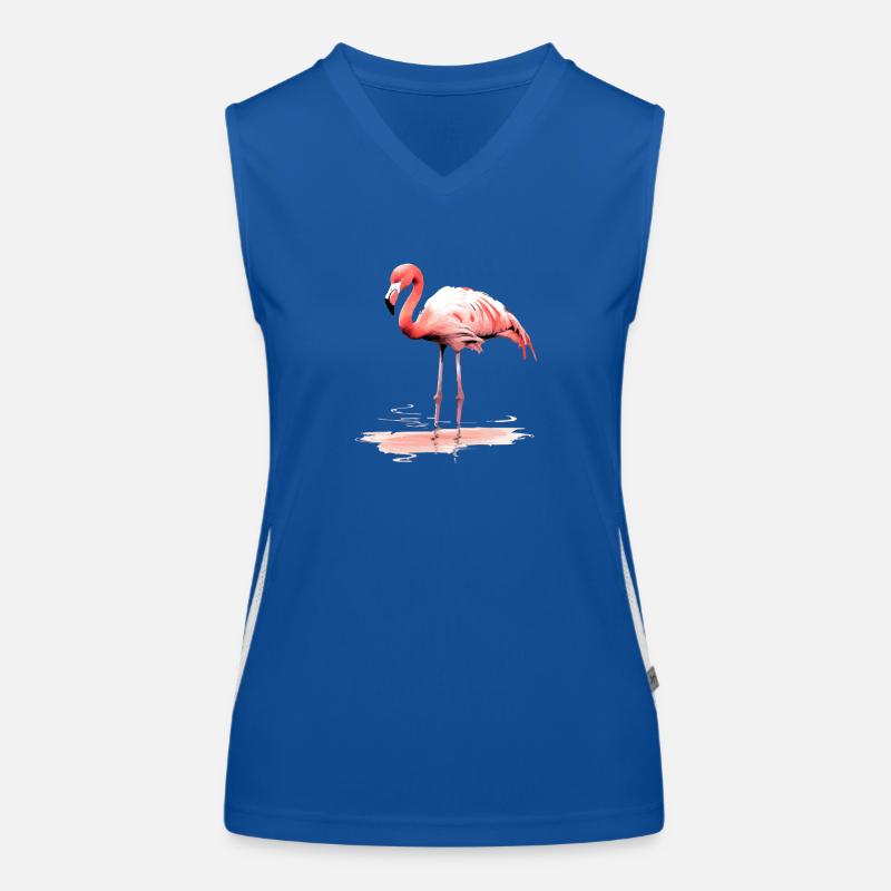 Zig le flamant rose Débardeur respirant contrasté Femme