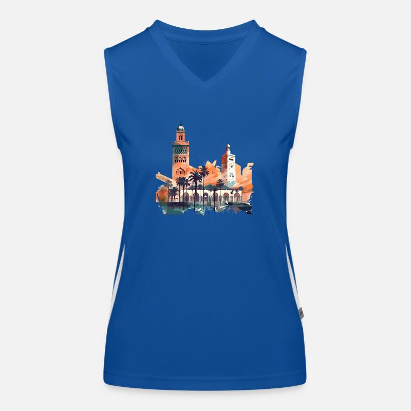 Marrakech has a history Women's Functional Contrast Tank Top