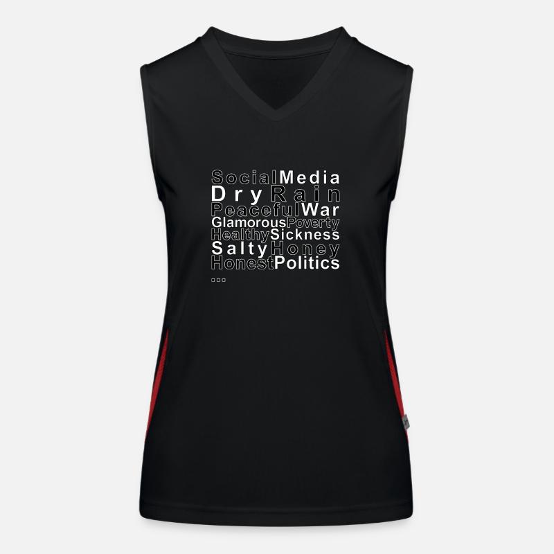 Oppositional Women's Functional Contrast Tank Top