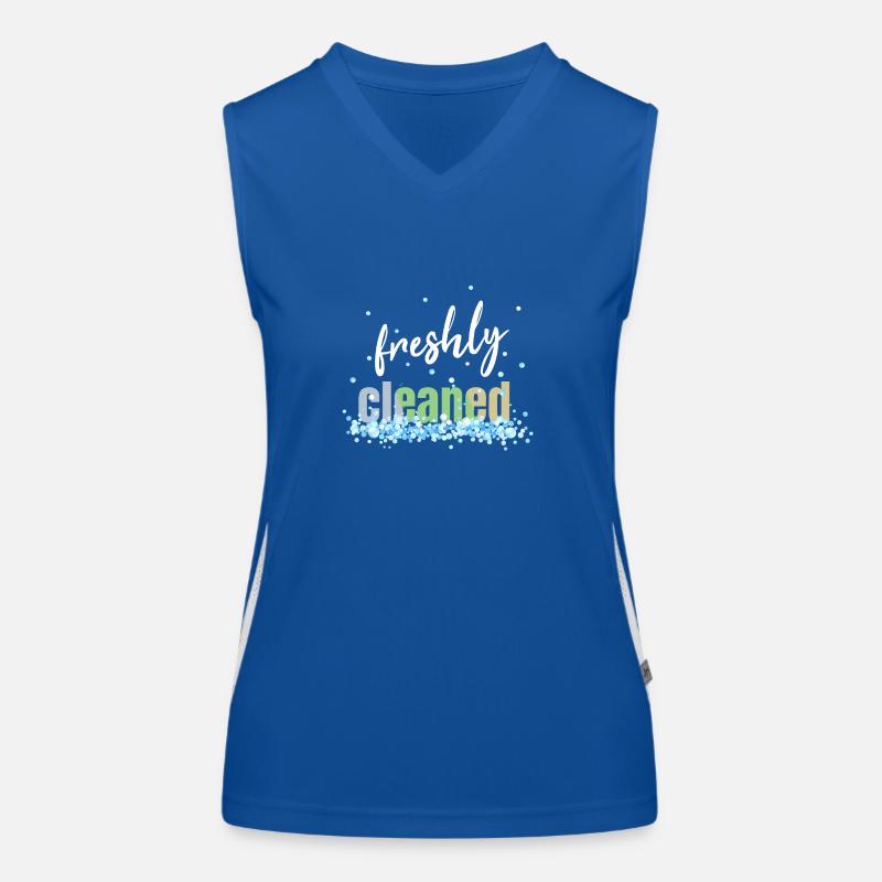 freshly cleaned Funktionelles Kontrast-Tank Top für Frauen