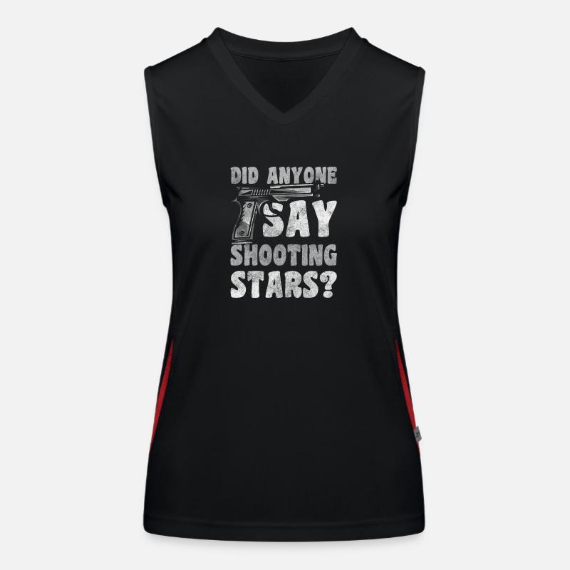 Star Shooting Star Asterisk Women's Functional Contrast Tank Top