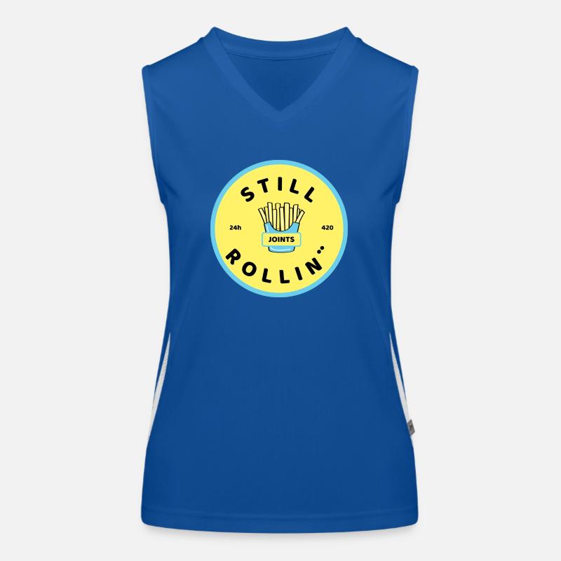 Stille Walzen Funktionelles Kontrast-Tank Top für Frauen