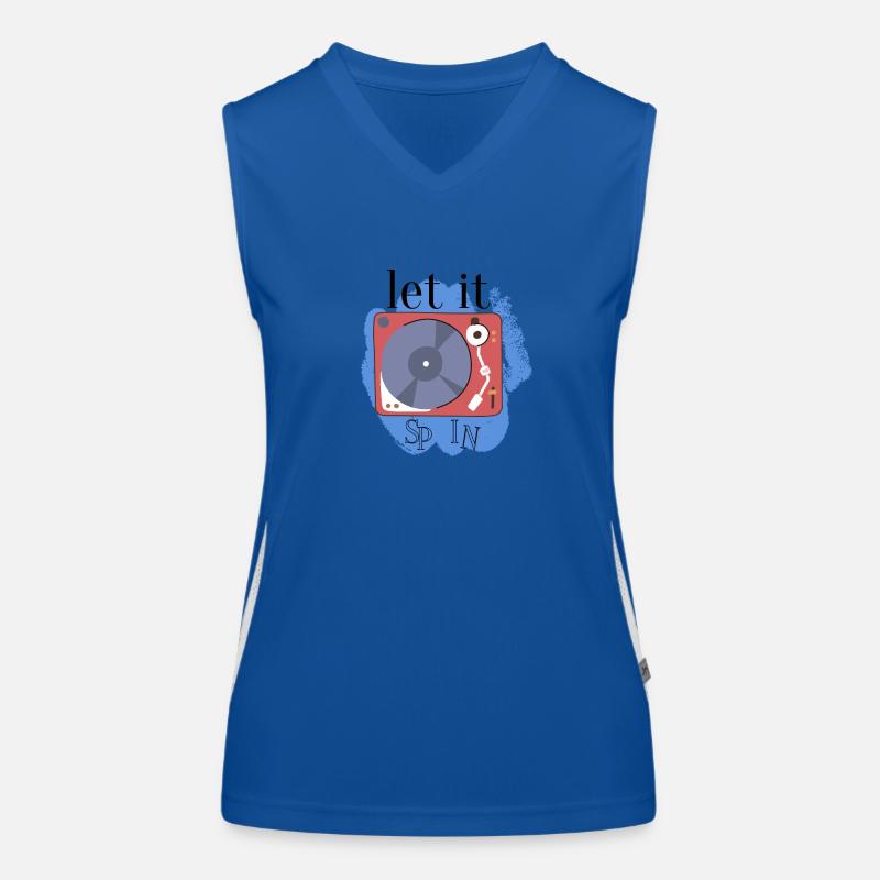 Let it spin! Women's Functional Contrast Tank Top