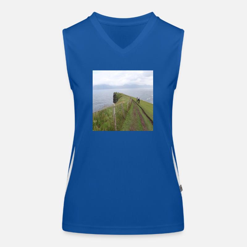 Island Funktionelles Kontrast-Tank Top für Frauen