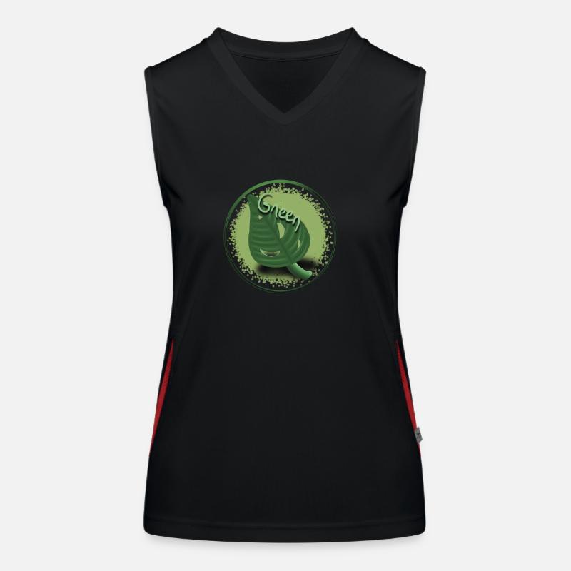 Putting green Women's Functional Contrast Tank Top