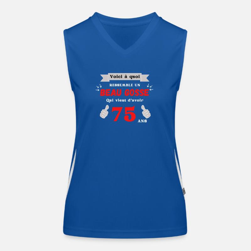 This Looks Like A Handsome Kid 75 Women's Functional Contrast Tank Top