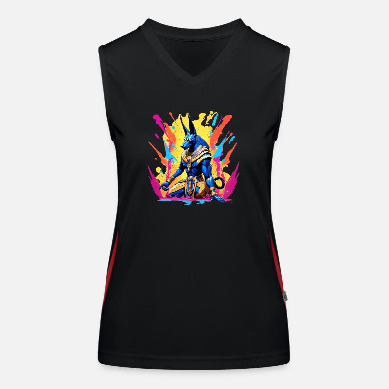 Anubis Funktionelles Kontrast-Tank Top für Frauen