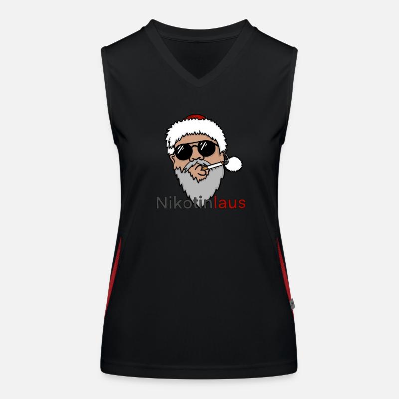 Nikotinlaus Funktionelles Kontrast-Tank Top für Frauen