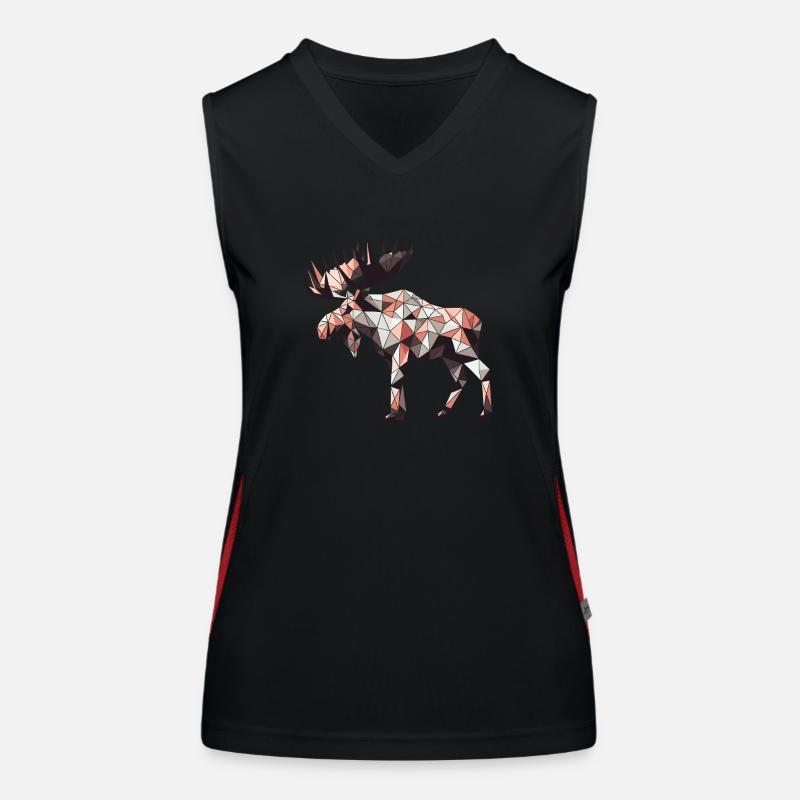 Moose // mosses Women's Functional Contrast Tank Top