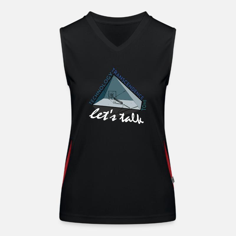 Pyramide: Tomb, Technology, Transcendence Funktionelles Kontrast-Tank Top für Frauen