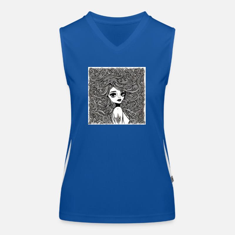 Frisur #1 Funktionelles Kontrast-Tank Top für Frauen