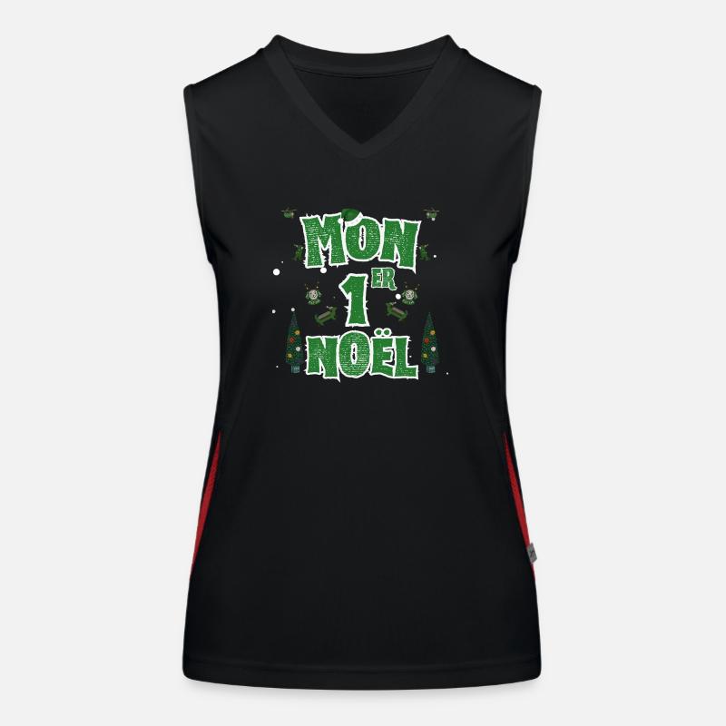 Mon 1er Noël Débardeur respirant contrasté Femme