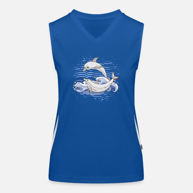 Delphine Funktionelles Kontrast-Tank Top für Frauen