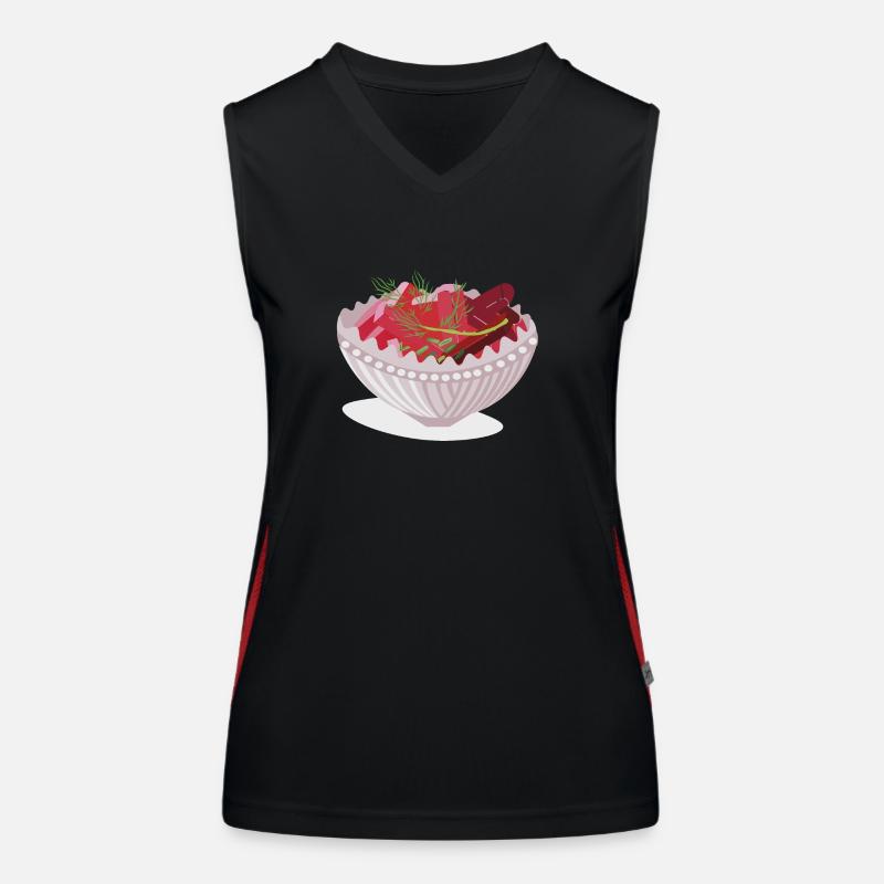 Herring salad Women's Functional Contrast Tank Top