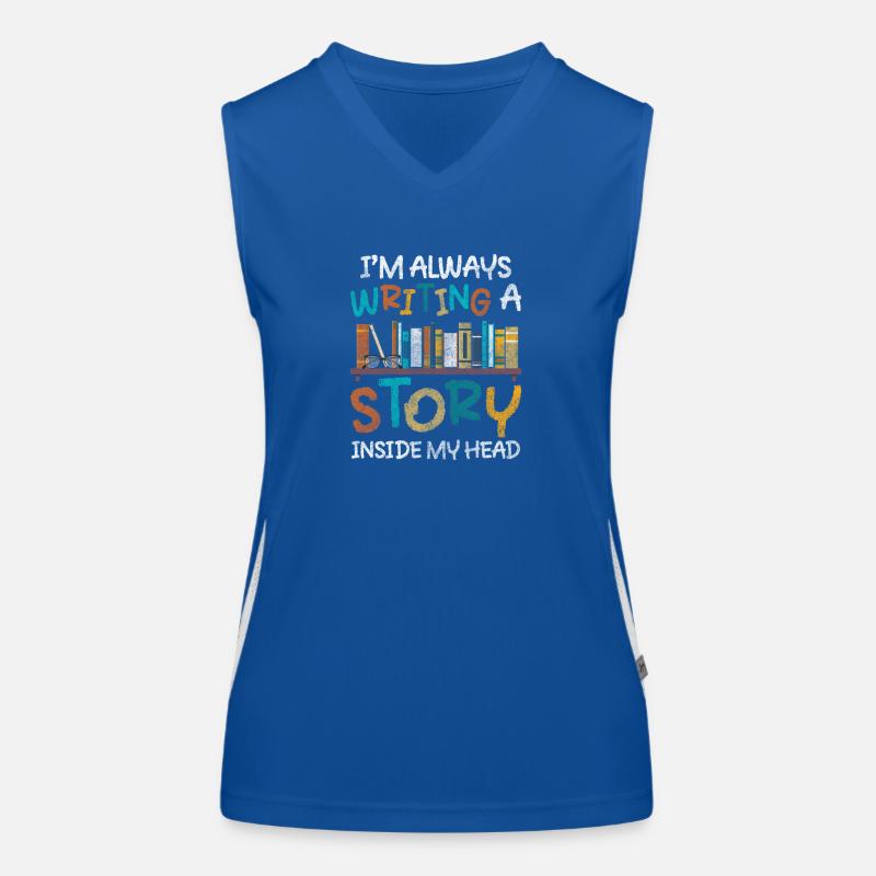 Writer Knowledge Fantasy Thriller Women's Functional Contrast Tank Top