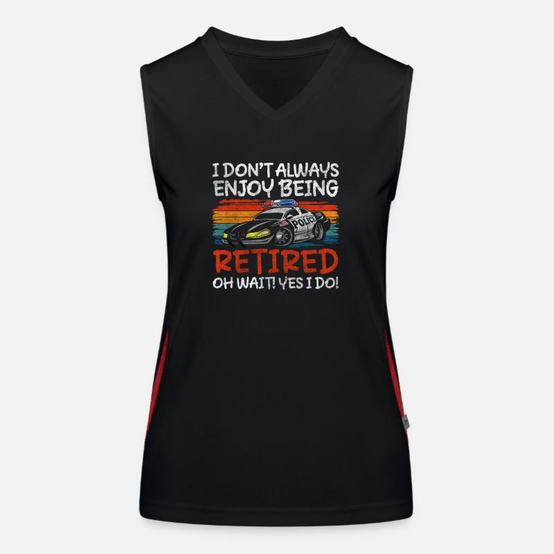 Police Order Uniform Hunting Women's Functional Contrast Tank Top