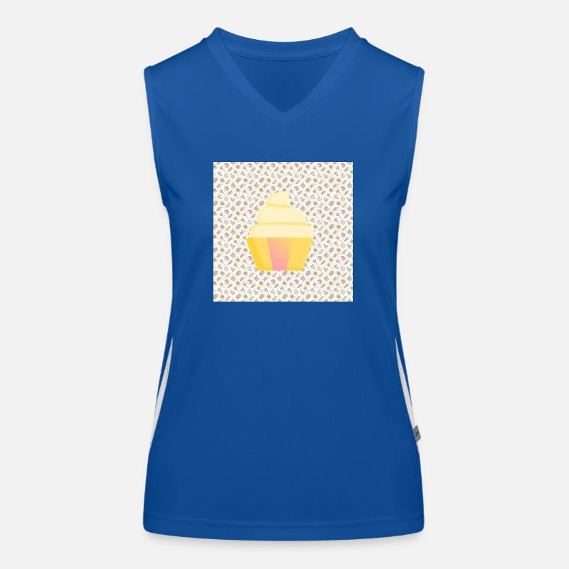 Licorne cupcakes Débardeur respirant contrasté Femme