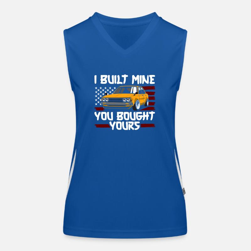 Clé de performance Tuner Automobile Débardeur respirant contrasté Femme