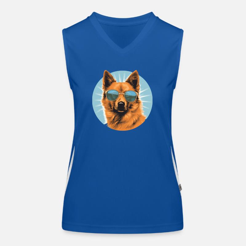 Finnish Spitz 2 Women's Functional Contrast Tank Top