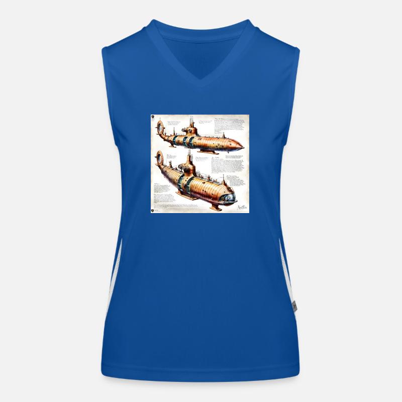 U-Boot #3 Funktionelles Kontrast-Tank Top für Frauen