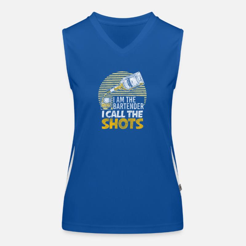 Bar Counter Whiskey Gratuities Women's Functional Contrast Tank Top
