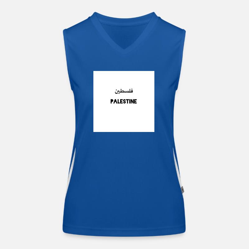 Palästina Funktionelles Kontrast-Tank Top für Frauen