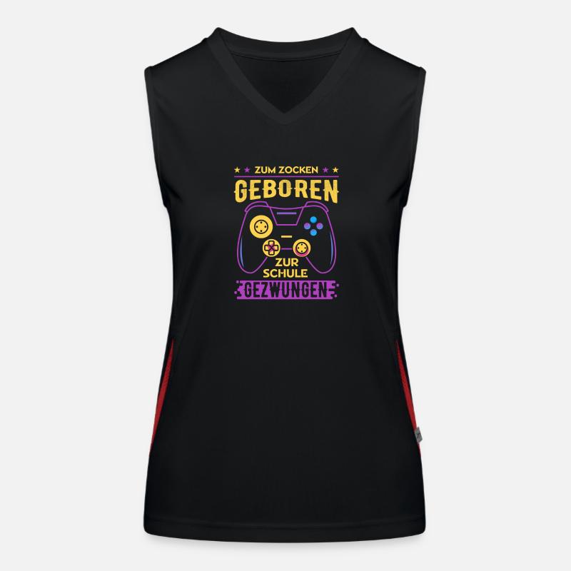 Zocken 2 Funktionelles Kontrast-Tank Top für Frauen