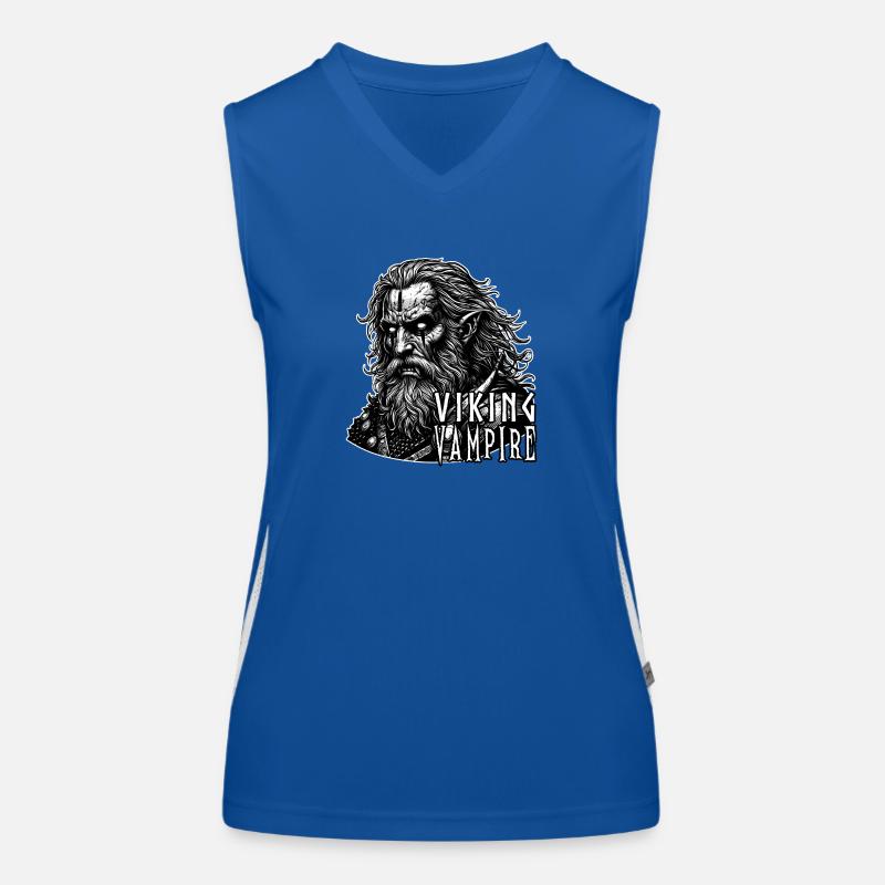 Viking Vampire Funktionelles Kontrast-Tank Top für Frauen
