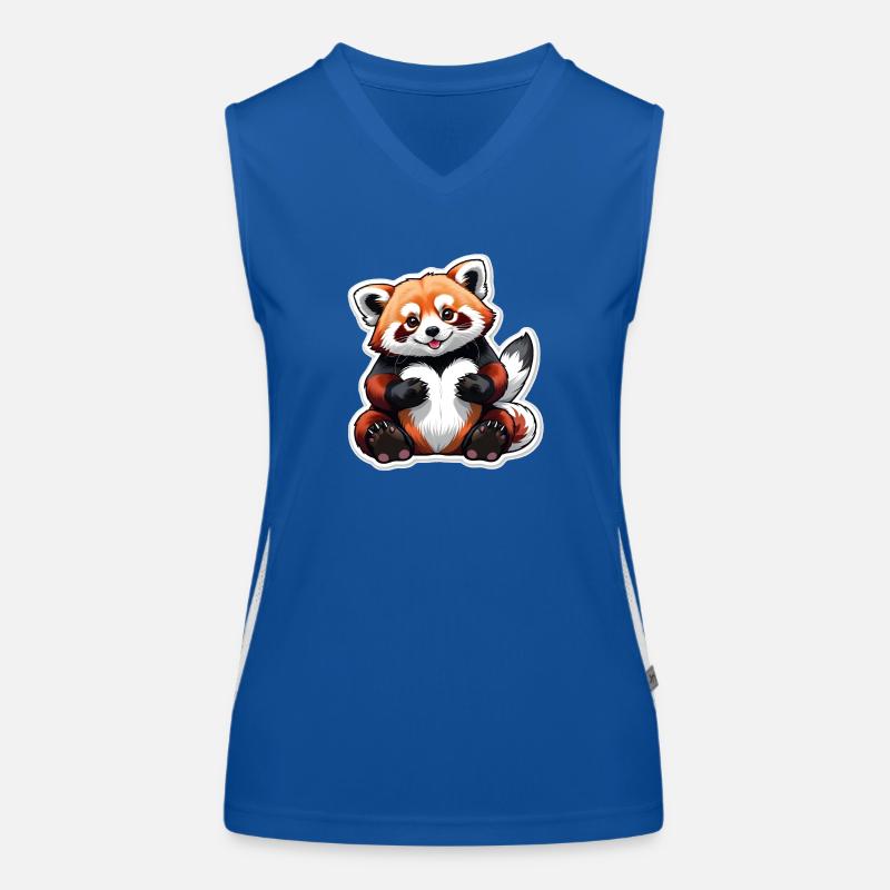 Panda mit Liebe Funktionelles Kontrast-Tank Top für Frauen