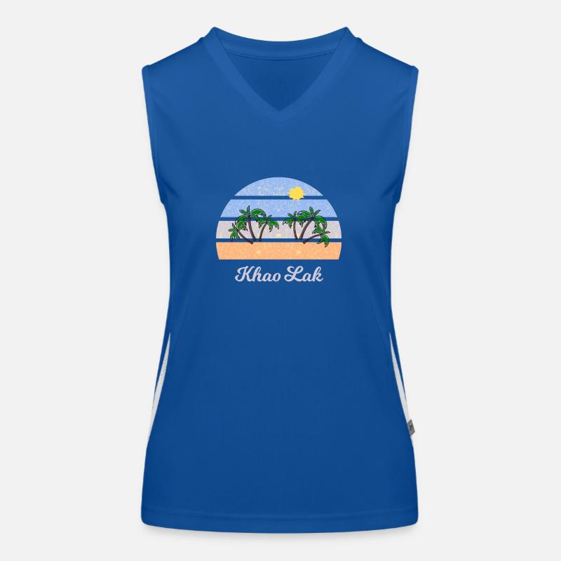 Die Khao Lak Reise Funktionelles Kontrast-Tank Top für Frauen