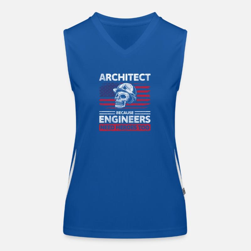 Architect Builder Women's Functional Contrast Tank Top