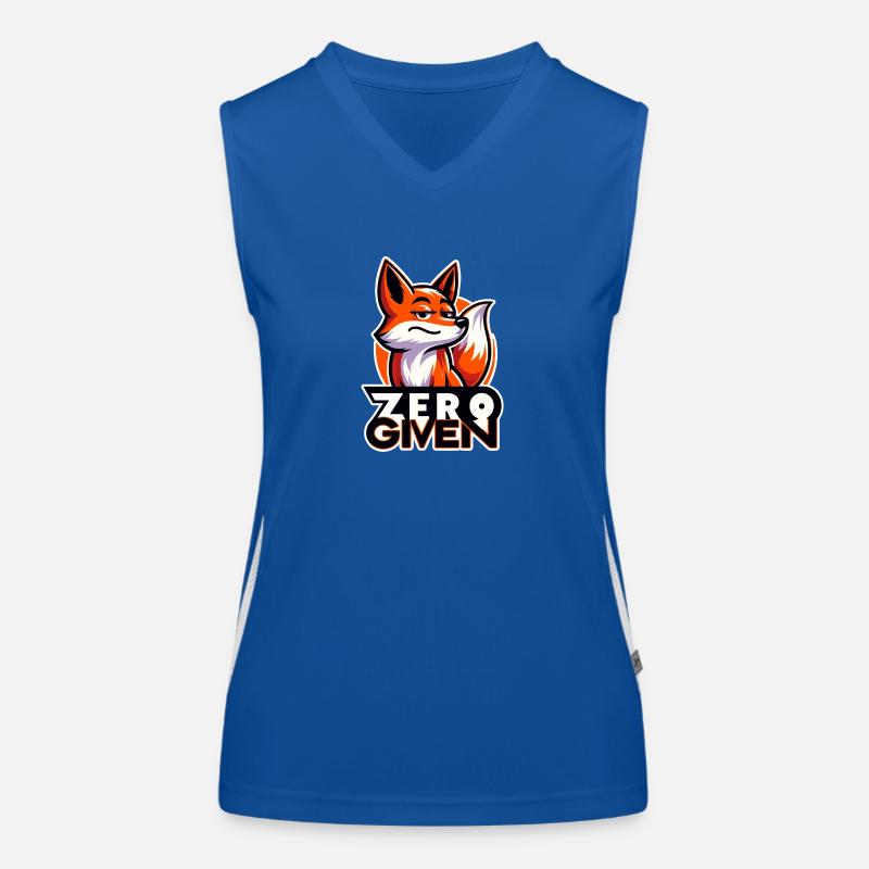 Zero Given - Fuchs Illustration Funktionelles Kontrast-Tank Top für Frauen