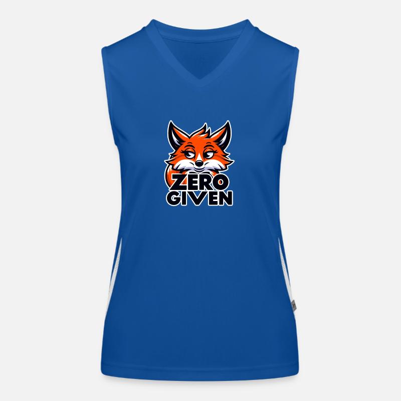 Zero Given - Fuchs Illustration Funktionelles Kontrast-Tank Top für Frauen