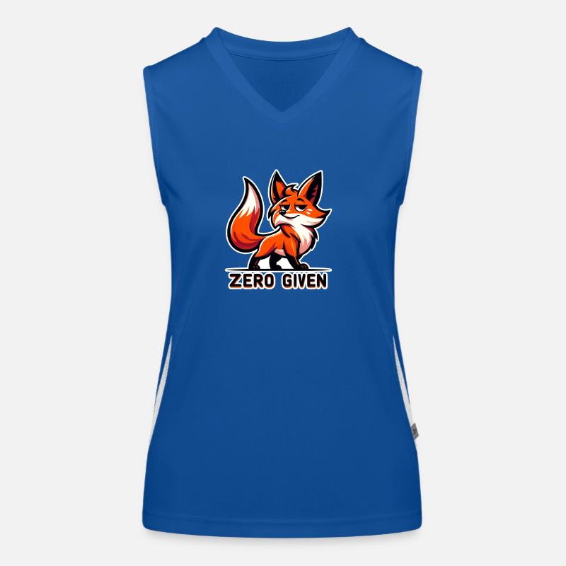 Zero Given - Fuchs Illustration Funktionelles Kontrast-Tank Top für Frauen