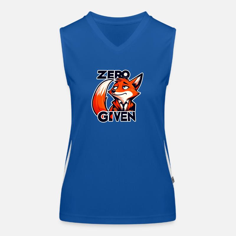 Zero Given - Fox Illustration Women's Functional Contrast Tank Top