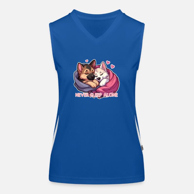 Sleeping Shepherds - Never Sleep Alone Women's Functional Contrast Tank Top