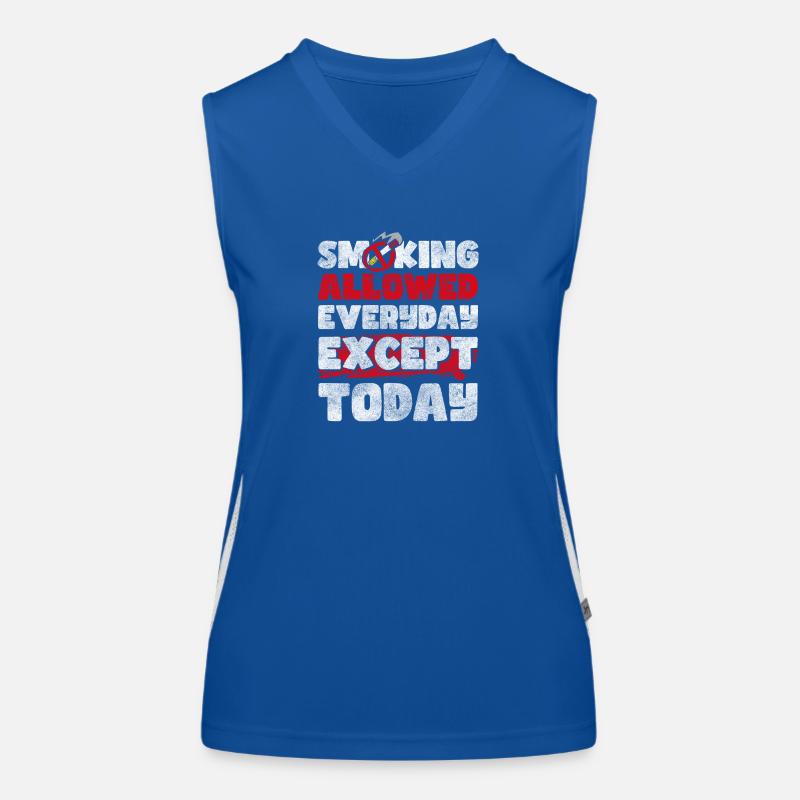 Seeking Winner Discipline Not Smoking Women's Functional Contrast Tank Top