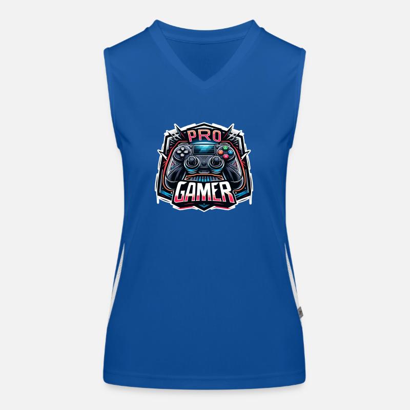 Pro Gamer - Controller Illustration Women's Functional Contrast Tank Top