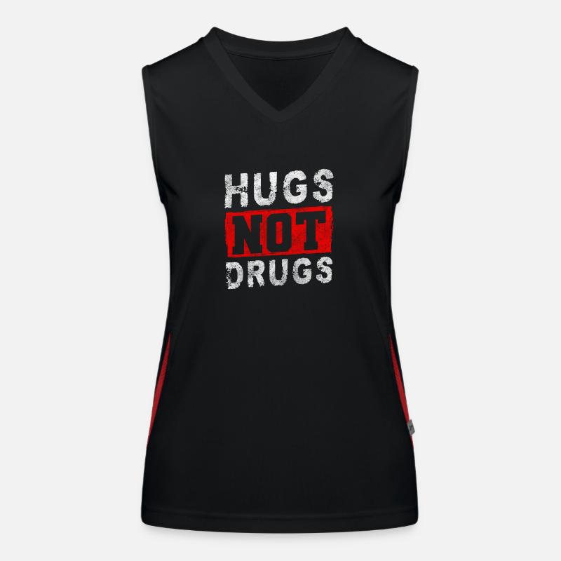 Drogen Süchtig Hanf Funktionelles Kontrast-Tank Top für Frauen
