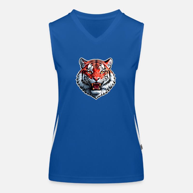 Berglöwe Funktionelles Kontrast-Tank Top für Frauen