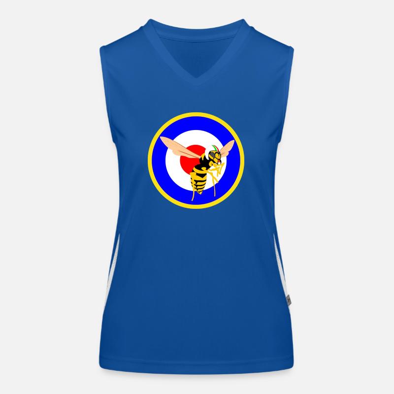 Wasp Mod Target Scooter Women's Functional Contrast Tank Top