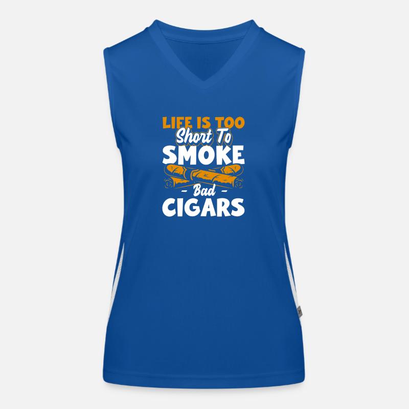 Smoking Nicotine Smoking Ban Vape Women's Functional Contrast Tank Top