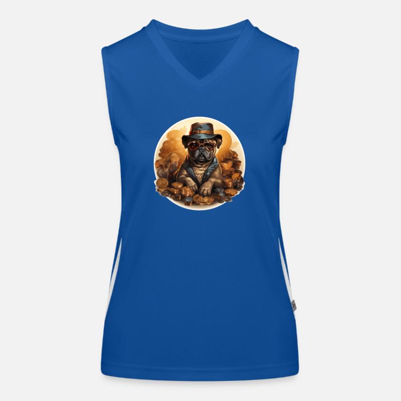 Pug Gold Digger Women's Functional Contrast Tank Top