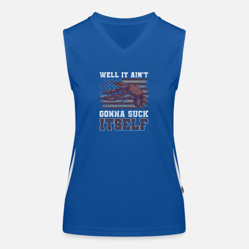 Buffet Restaurant Menü Funktionelles Kontrast-Tank Top für Frauen