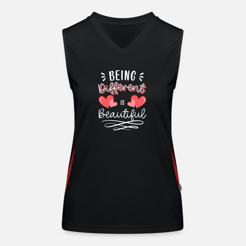 Different, proud, different Women's Functional Contrast Tank Top