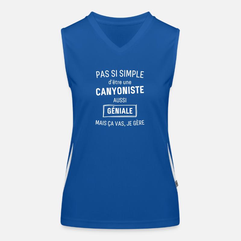 CANYONISTE GÉNIALE Débardeur respirant contrasté Femme